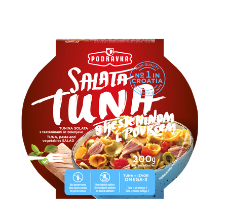 Salata tuna s tjesteninom i povrćem